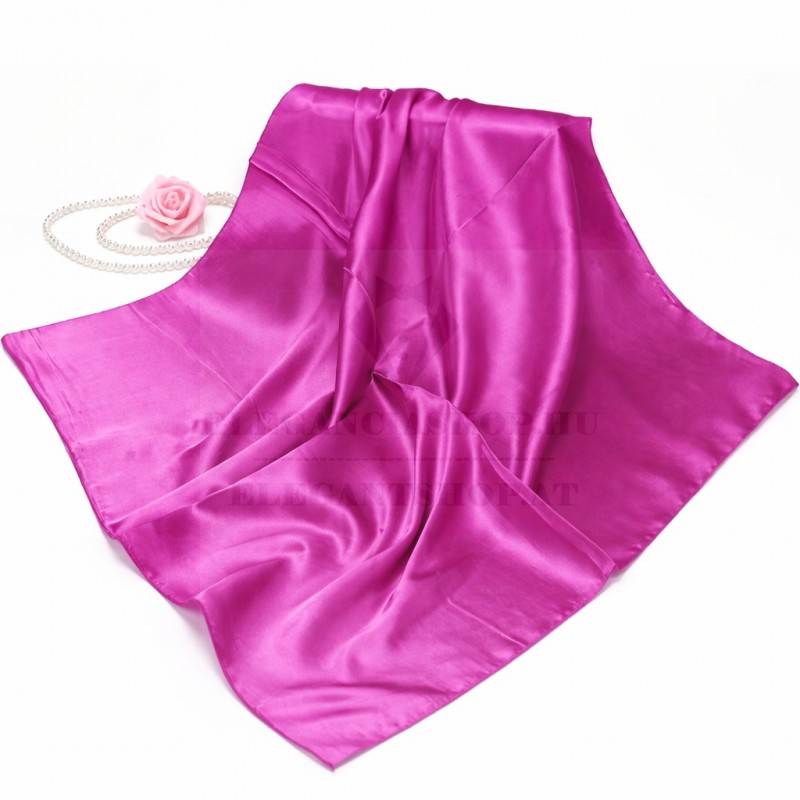            Szatén vékony női kendő - Pinklilás